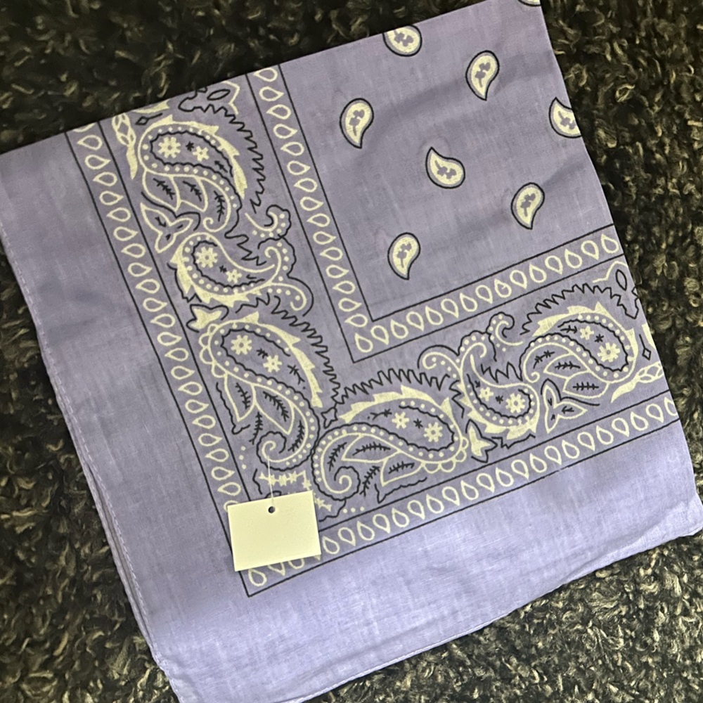 🆕 💯 cotton purple bandana